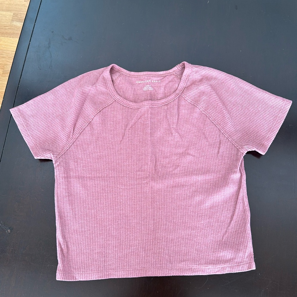 American Eagle Crop Tee
